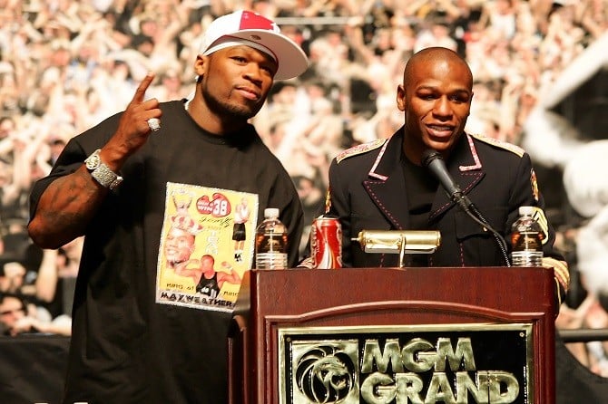 50 Cent может заработать (или потерять) кучу денег на бою с Флойдом Мейвезером – и не только на азартных играх!